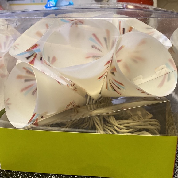 A set of 2 plastic cone string lights - Picture 2 of 8
